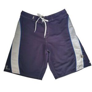 Rip Curl Men's Board Swim Shorts Navy Blue/Gray Size Large